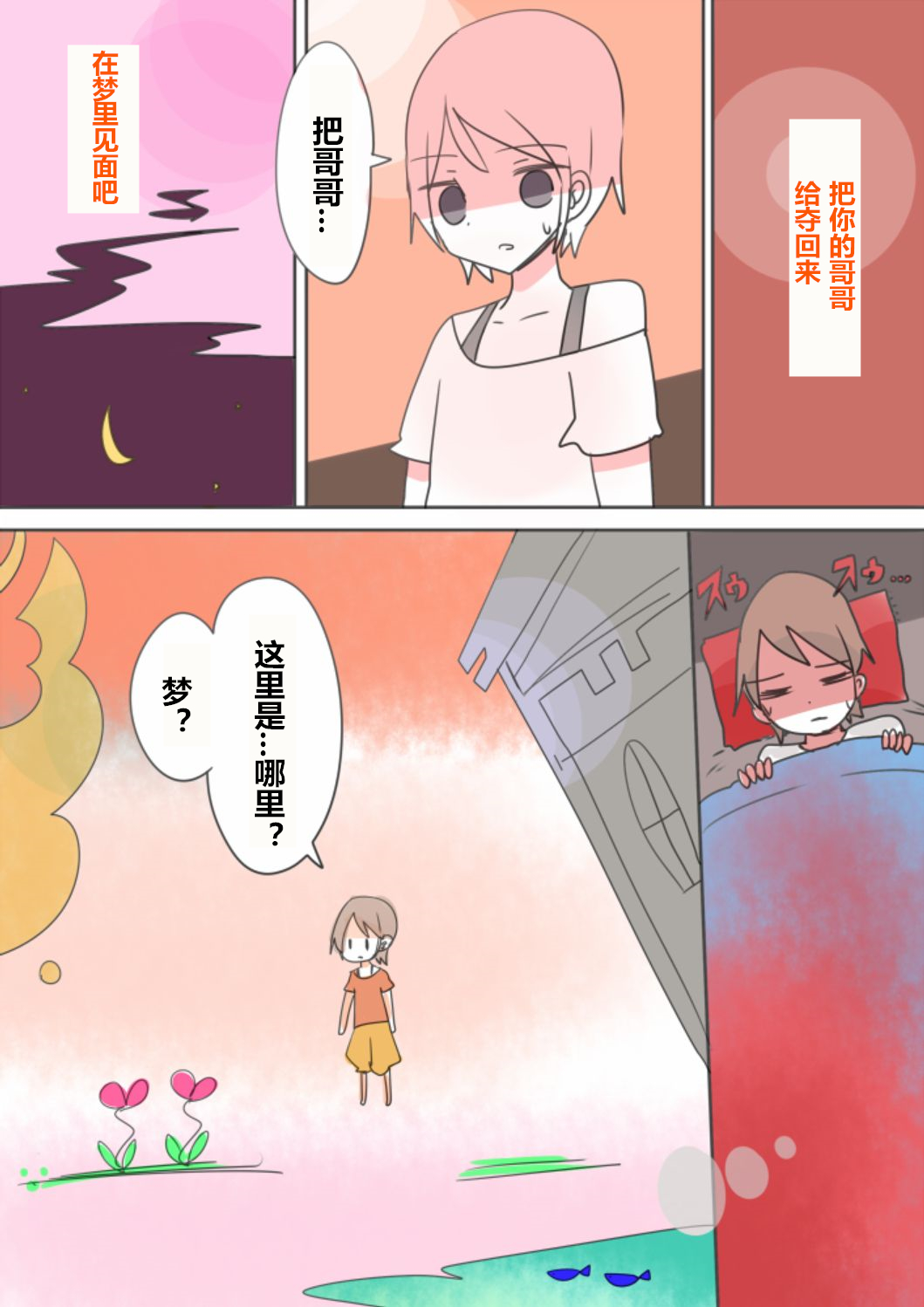 Otouto Succubus-ka! Inma no Kyoudai Nyotaika Sakusen 1+2 page 8 full