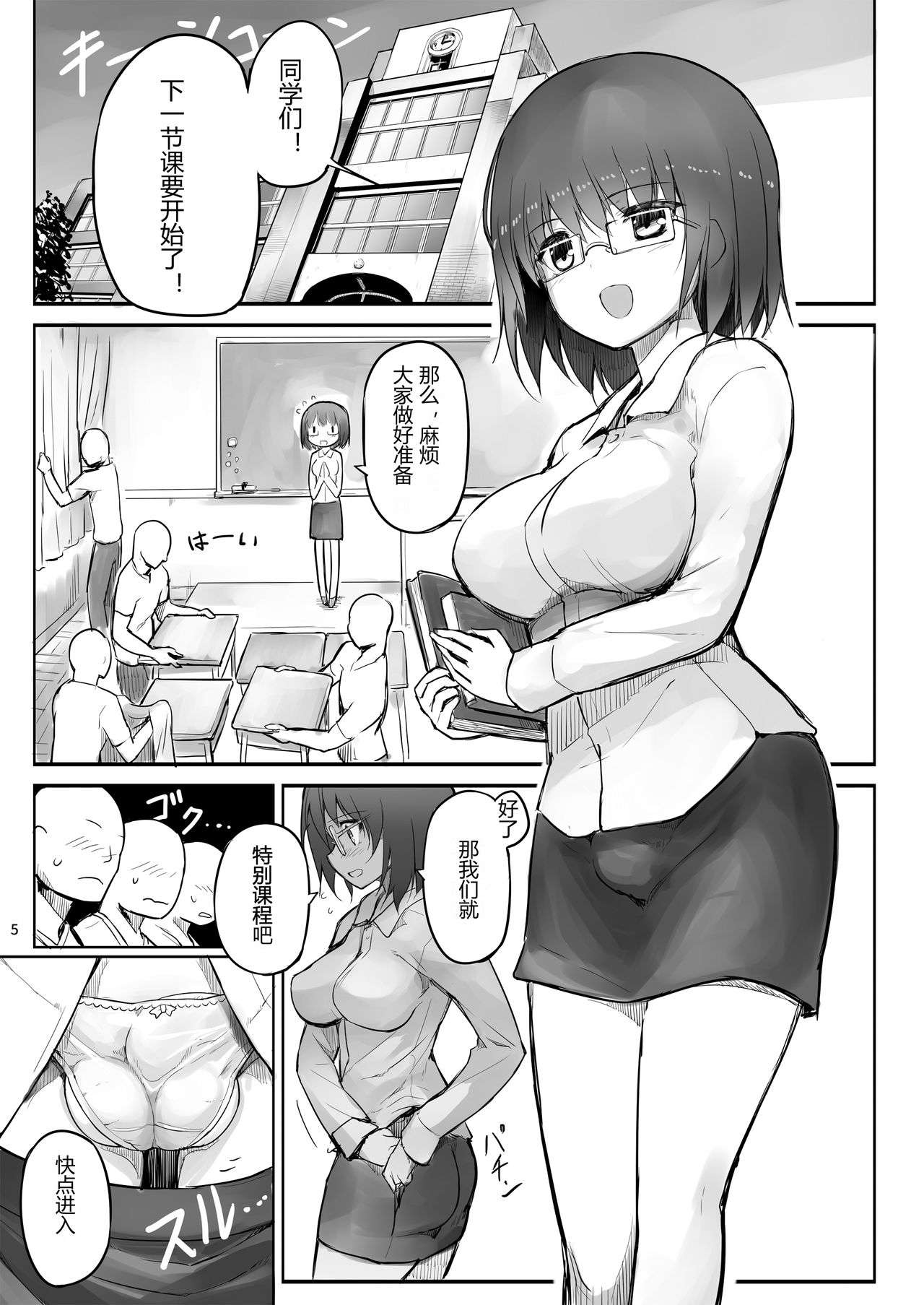 Futanari Teacher page 5 full