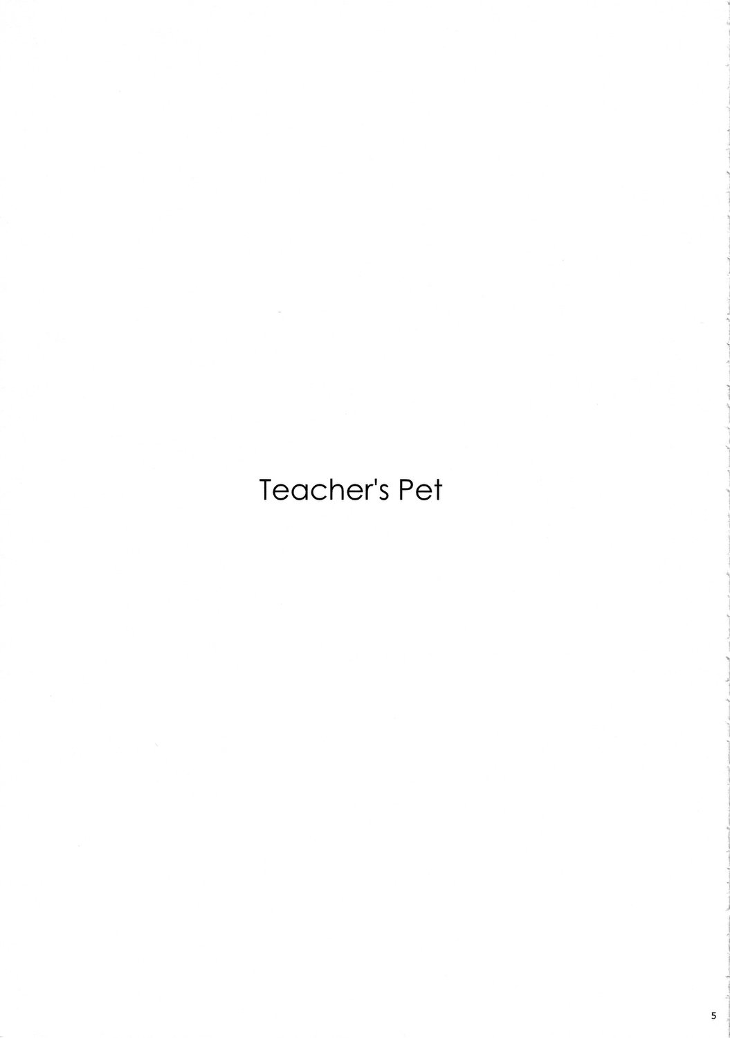 Teacher's Pet page 4 full