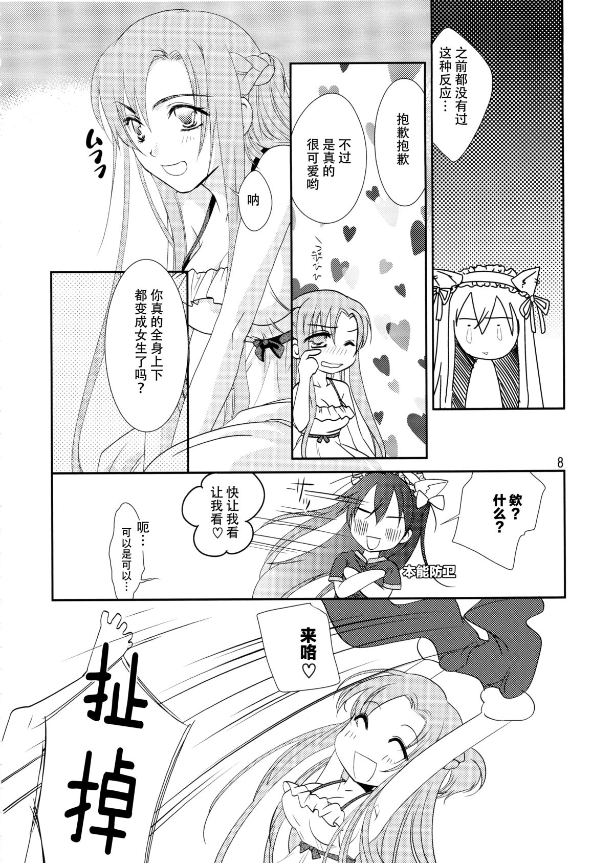 Kirito-kun no Shiroku Betatsuku nani ka page 6 full