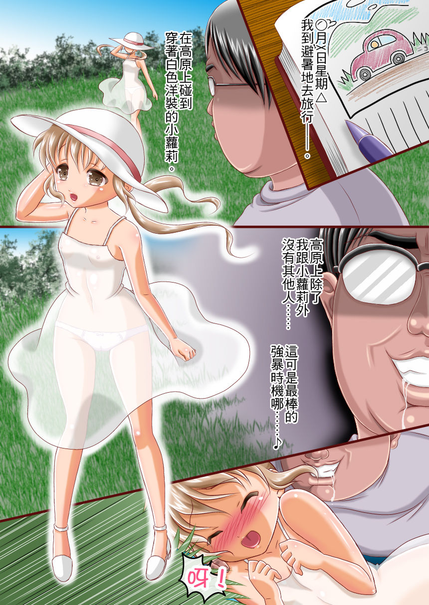 Ore no Natsuyasumi Nikki ~Hishochi de Loli ni Tanetsuke Rape~ | 本大爺的暑假日記～在避暑勝地對蘿莉播種強姦～ page 2 full