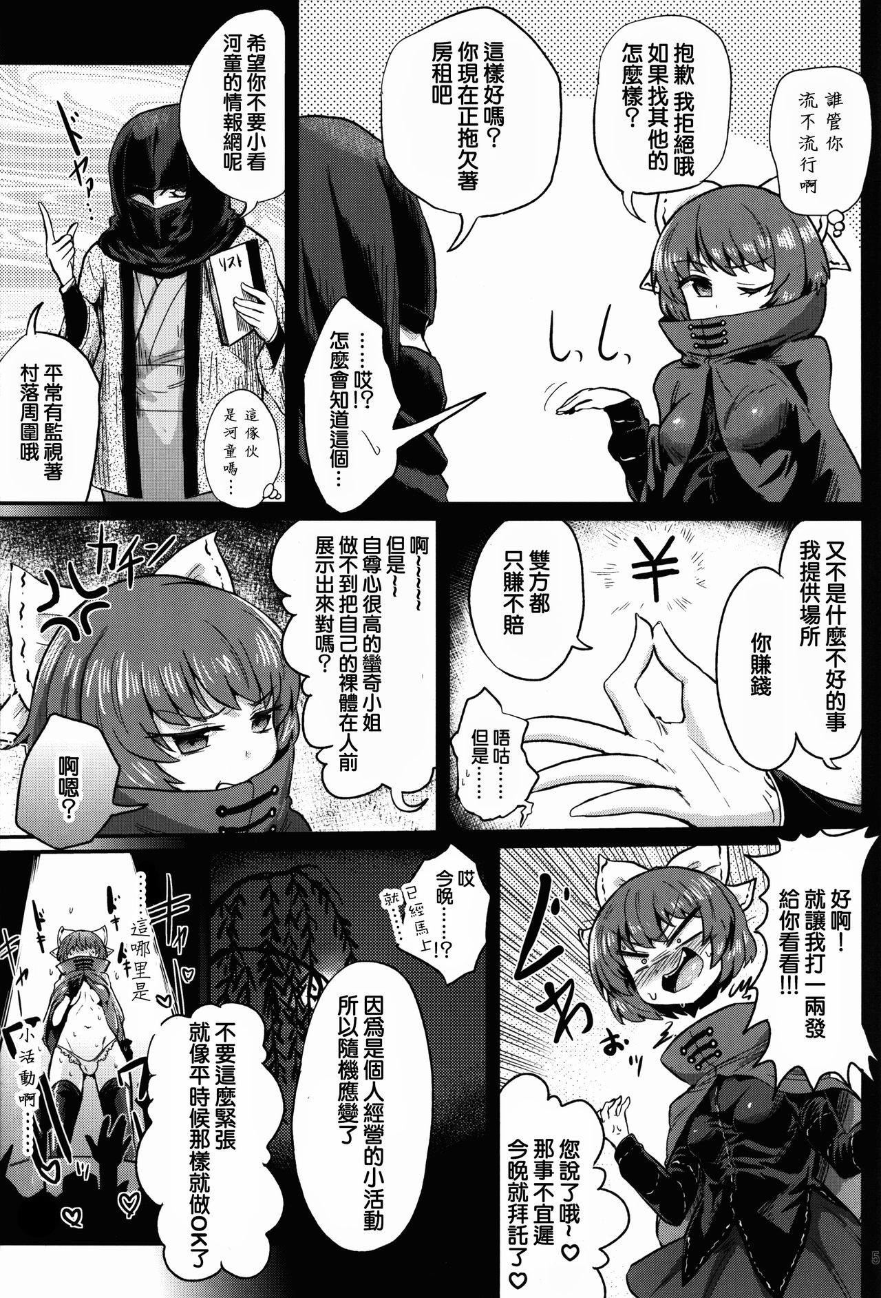 Yanagi no Shita no Futanari Onanie Show page 6 full
