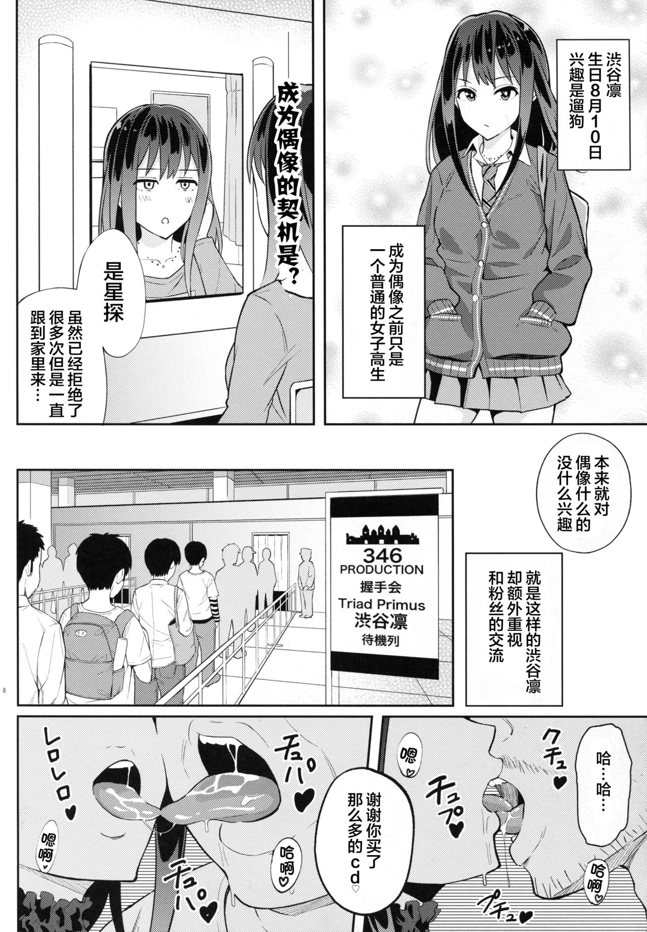 Micchaku Shuzai Document Shibuya Rin Idol no Sugao page 8 full