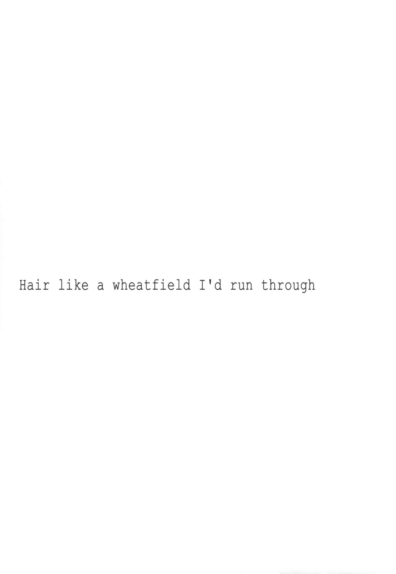 Taiyou o Tsukandeshimatta - Hair Like a Wheatfield I'd Run Through page 5 full