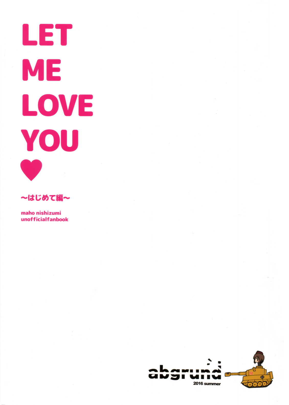 LET ME LOVE YOU page 3 full