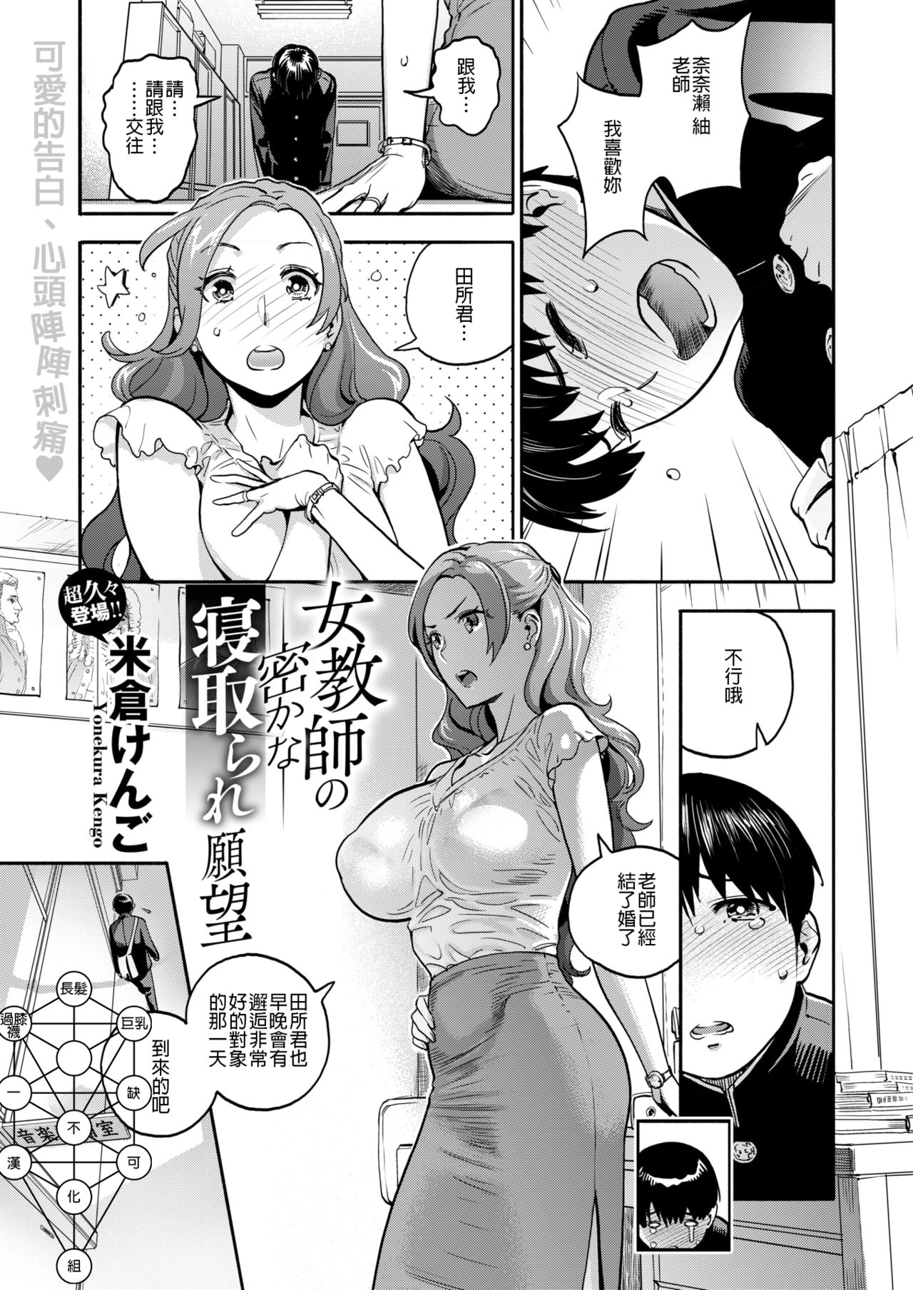 Onna Kyoushi no Hisoka na Netorare Ganbou page 1 full