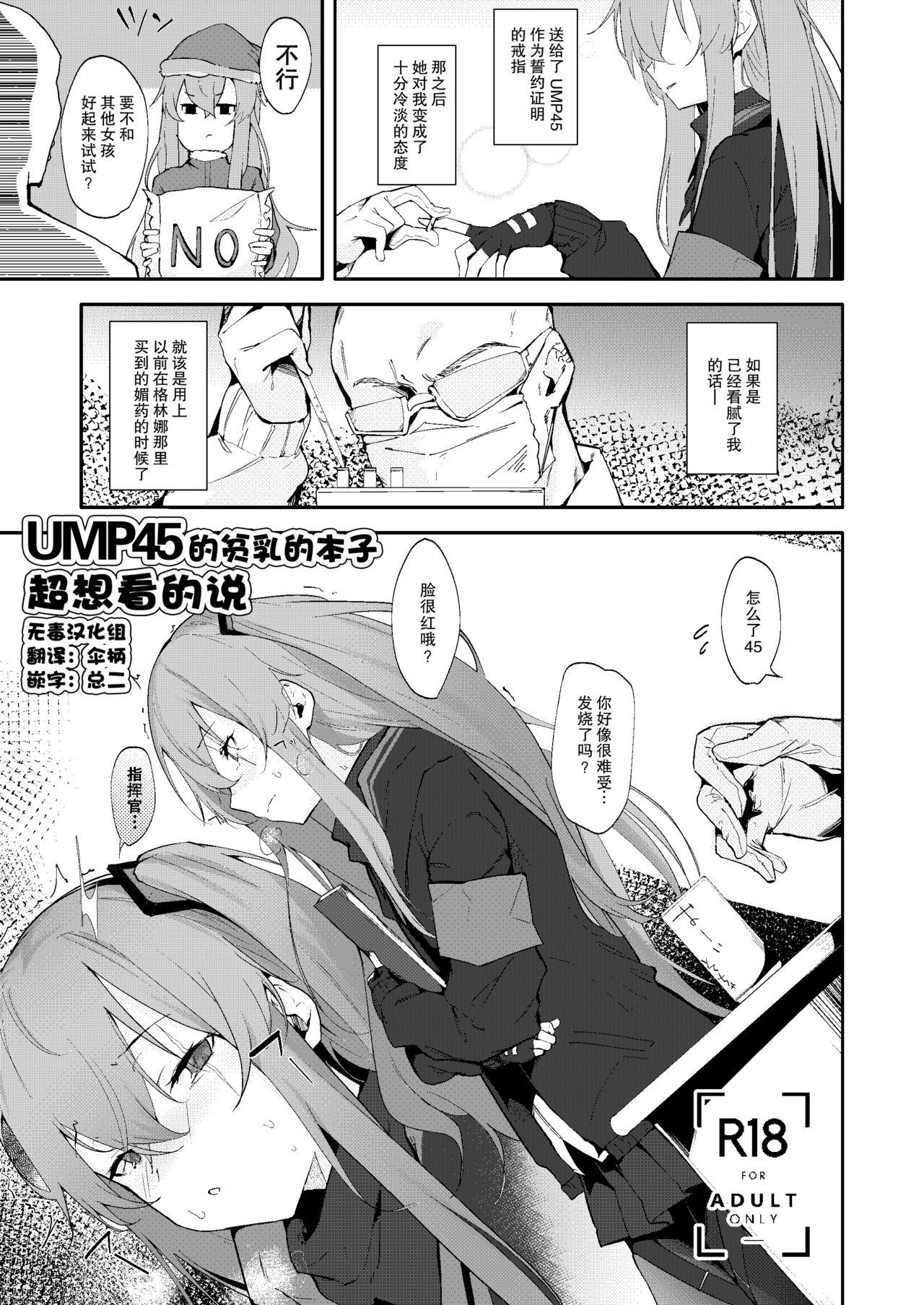 UMP45 no Chippai ga Mitakunaru Hon | UMP45的贫乳的本子超想看的说 page 1 full