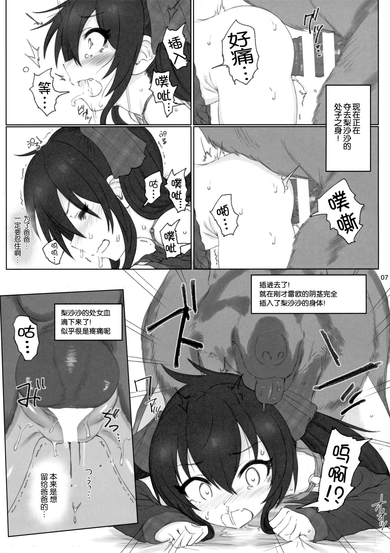 Matoba Risa-chan de Manabu Doubutsu no Koubi page 7 full