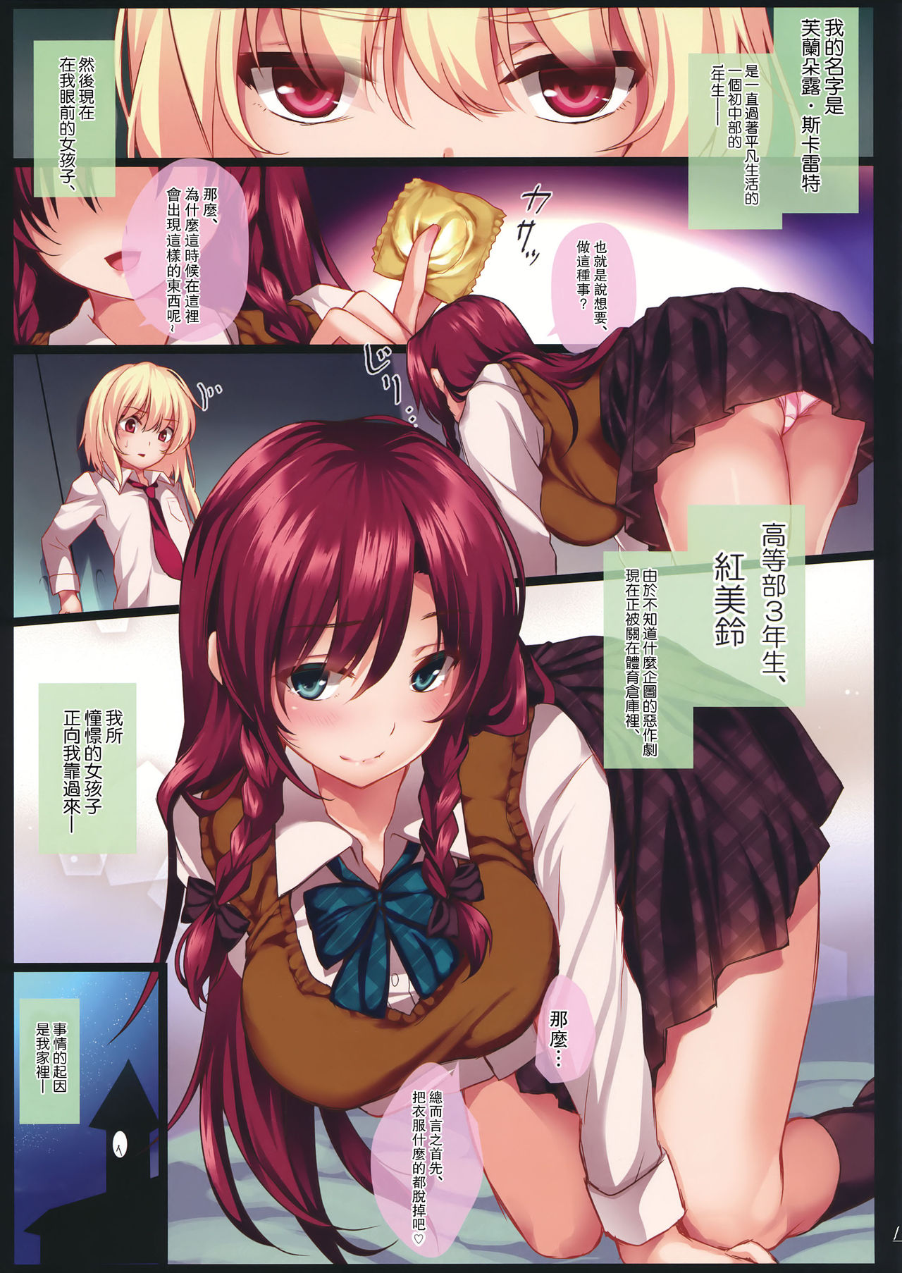 Meiling Onee-chan to Flan-kun no Gakuen Seikatsu page 3 full