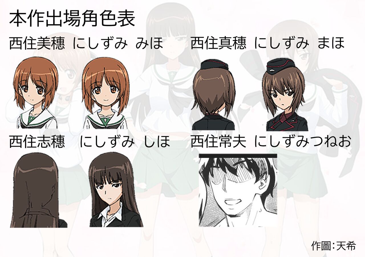 Nishizumi-san-chi wa Nakayoshi 4P | Nishizumi Household Peaceful 4-some page 3 full