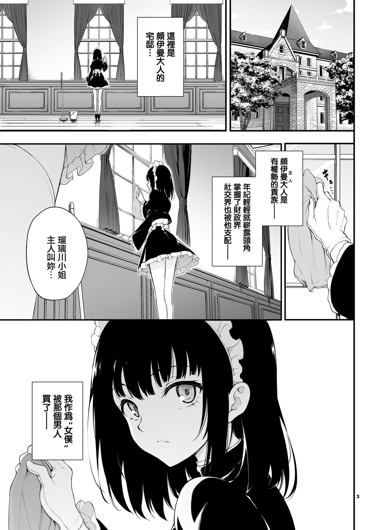 Maid Kyouiku. -Botsuraku Kizoku Rurikawa Tsubaki- page 2 full