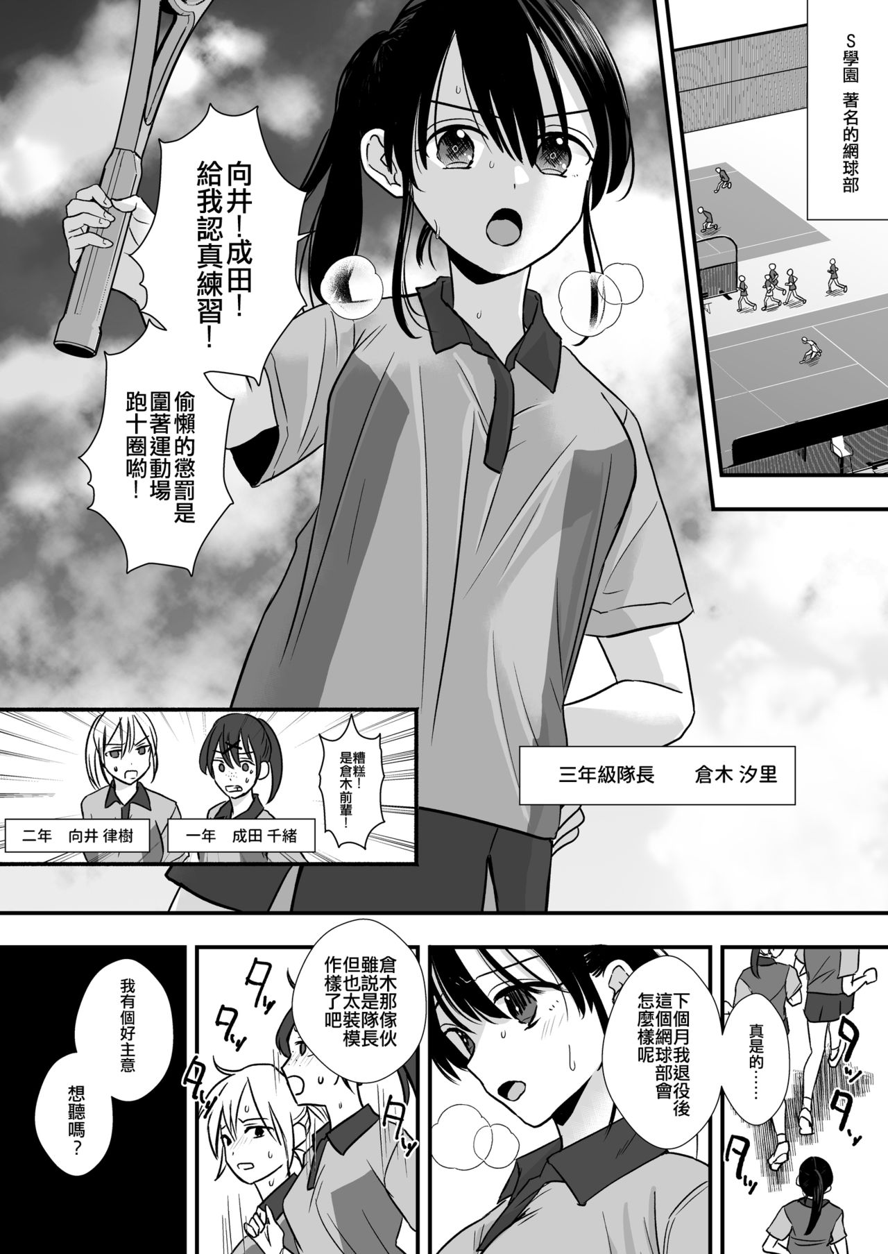 Tennis-bu no Senpai Ijime | 網球部前輩的欺凌 page 4 full