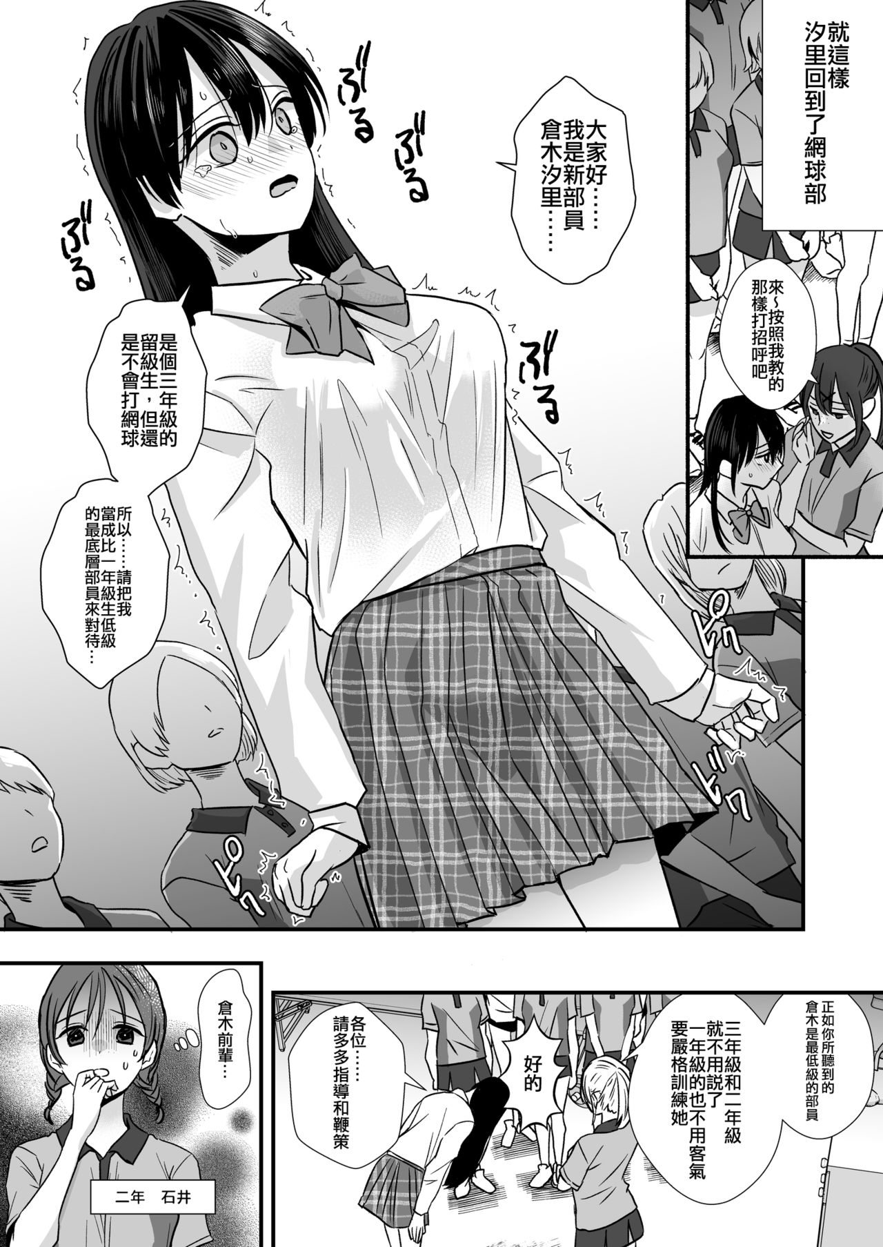 Tennis-bu no Senpai Ijime | 網球部前輩的欺凌 page 7 full
