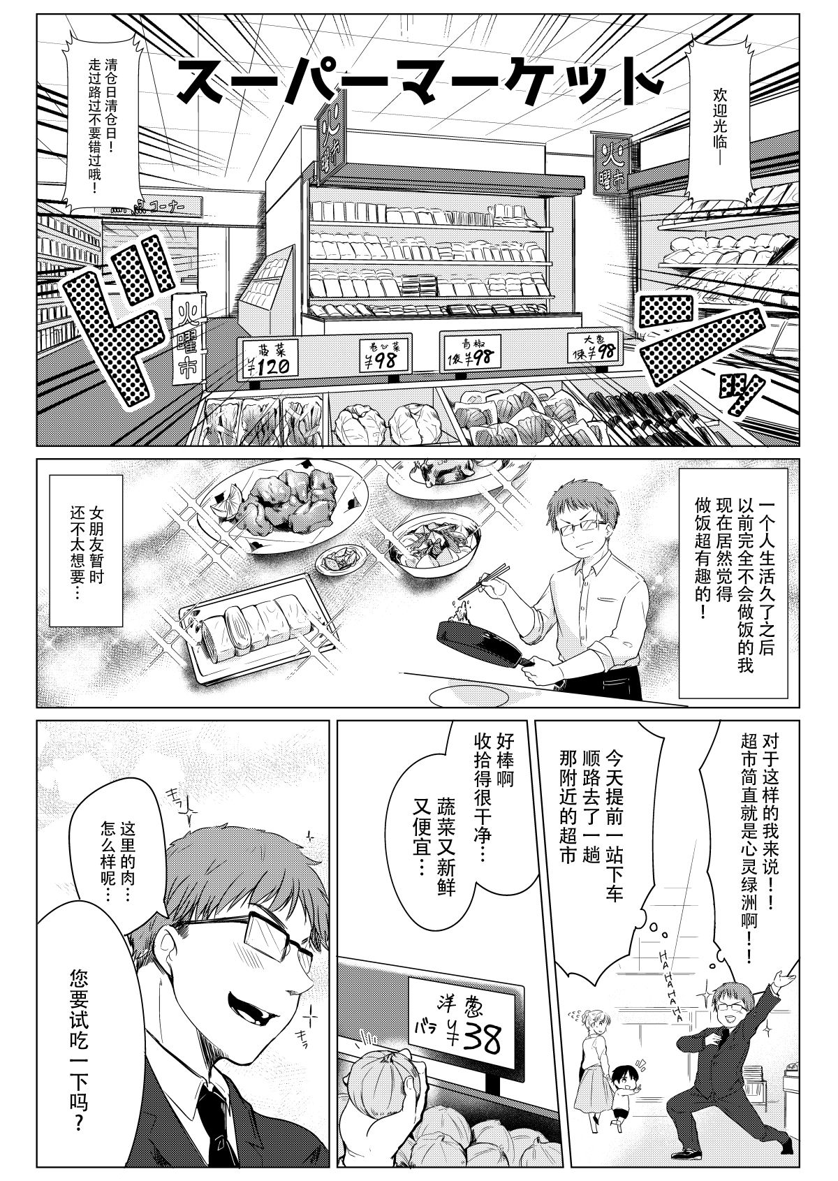 Dame Shain Fushimi-kun wa, Shishoku Corner no Batsuichi Kyonyuu no Aya-san o Ajimi Dekirunoka!? page 4 full