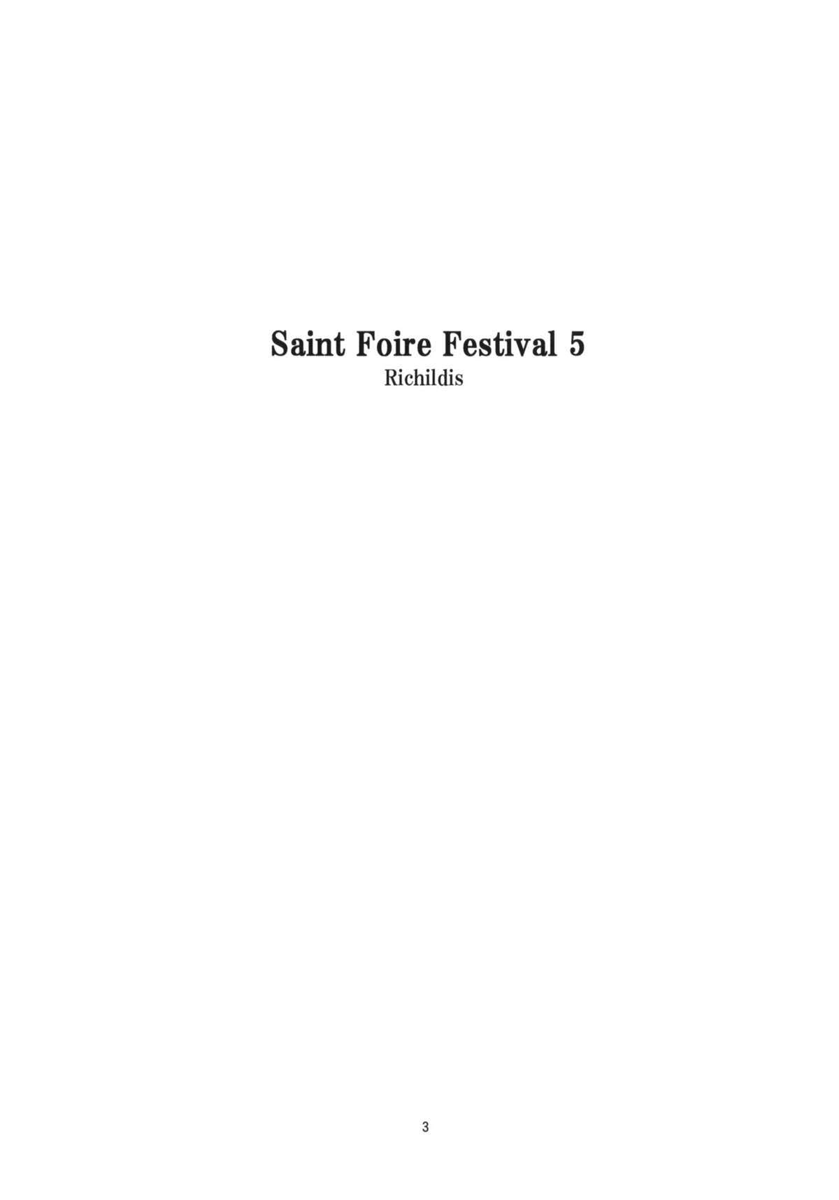 Saint Foire Festival 5 page 2 full