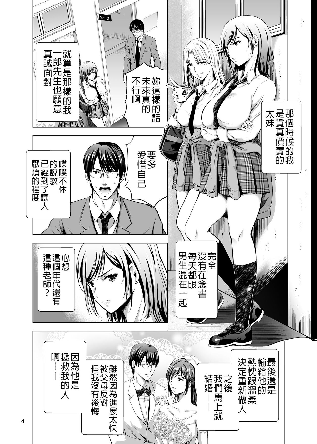 Moto Gal Wakazuma ga Yarikon ni Sanka Shita Ken | 前太妹年輕人妻不小心參加了肉體聯誼記 page 4 full