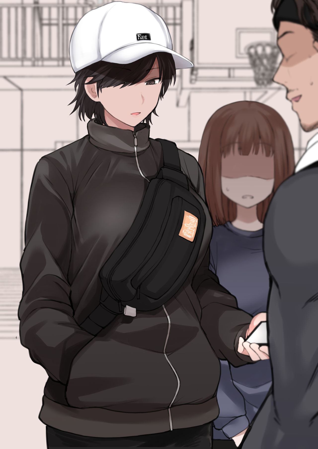 ボーイッシュ高身長スポーツ女子の絵 page 7 full