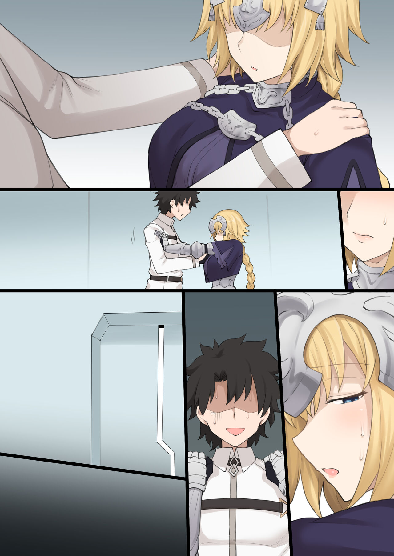 Medb no Otoko ni Kizuna Saidai Made Ageta Jeanne D'Arc wo Netorareru Ero Manga page 9 full