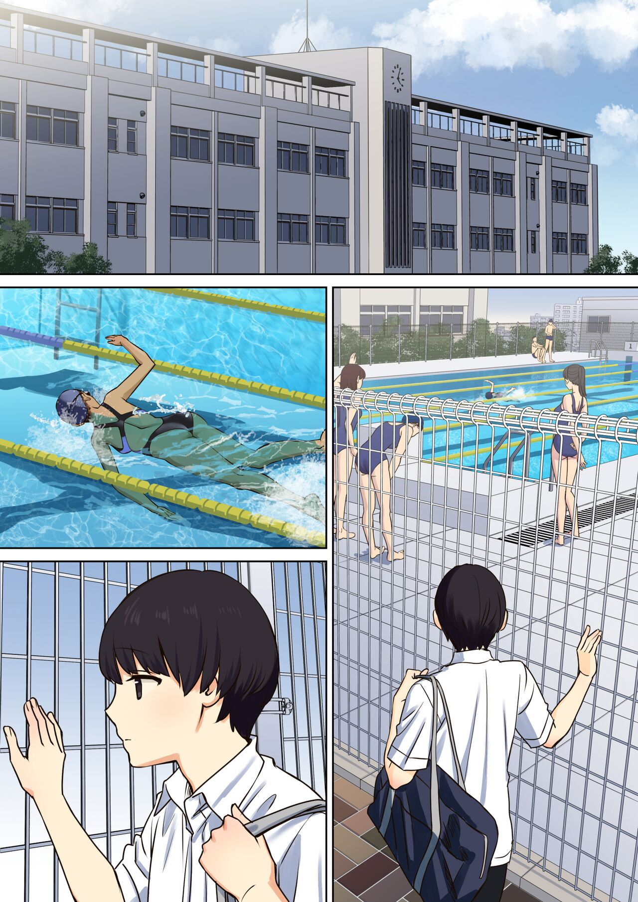 Kanojo no Okaa-san ni Doutei o Ubawareru Hanashi 1 | 我被她的媽媽奪去了處男的故事 page 3 full