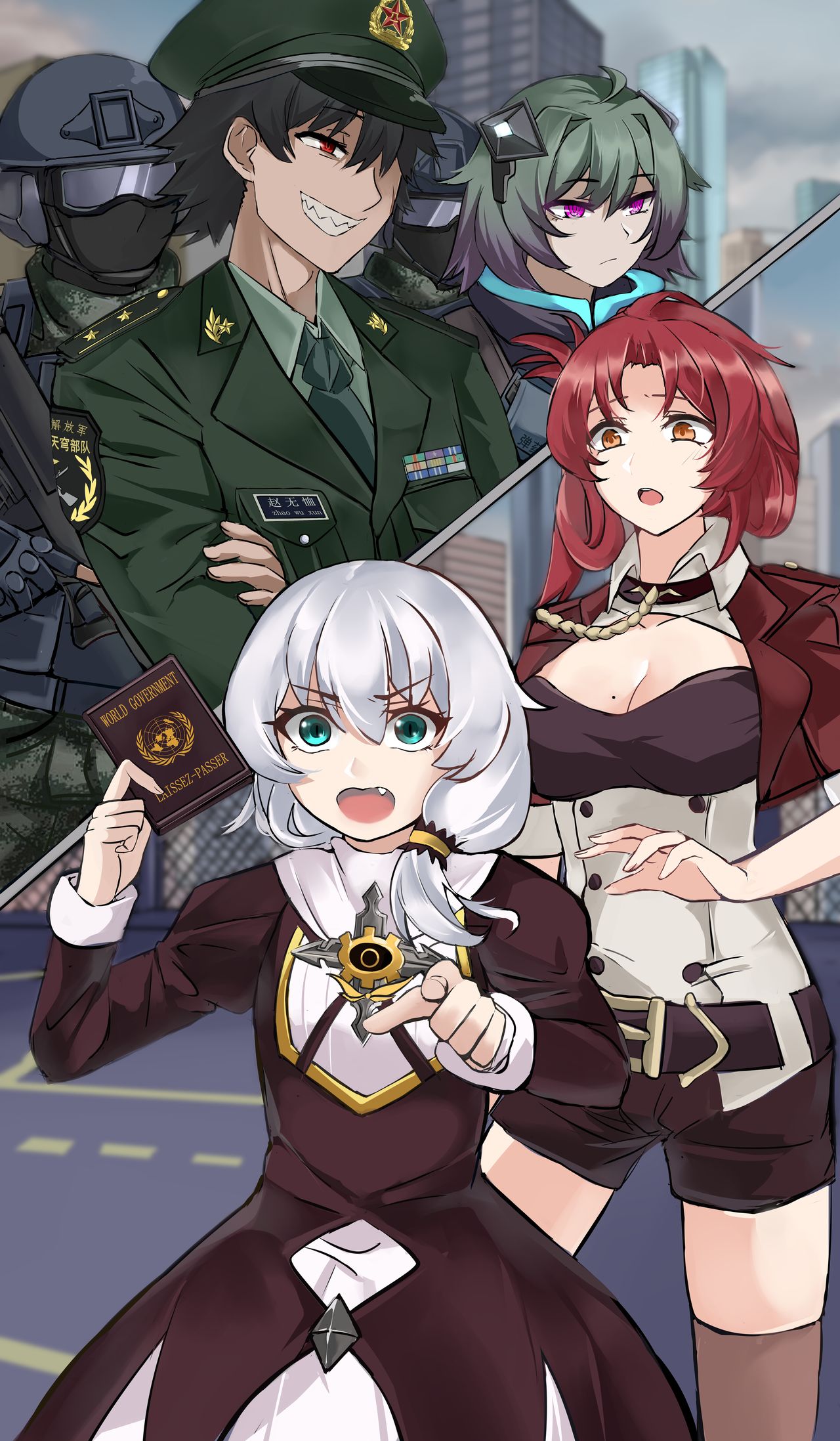 《天命女少校与神州解放军政委的二三事》故事配图 page 3 full