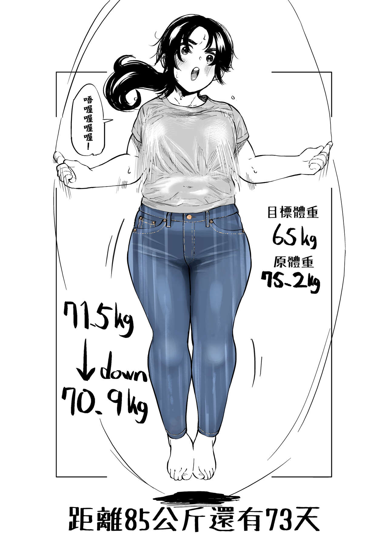 Ai Gains 10kg in 100 Days | 一百天以後長胖十公斤的小藍 page 7 full