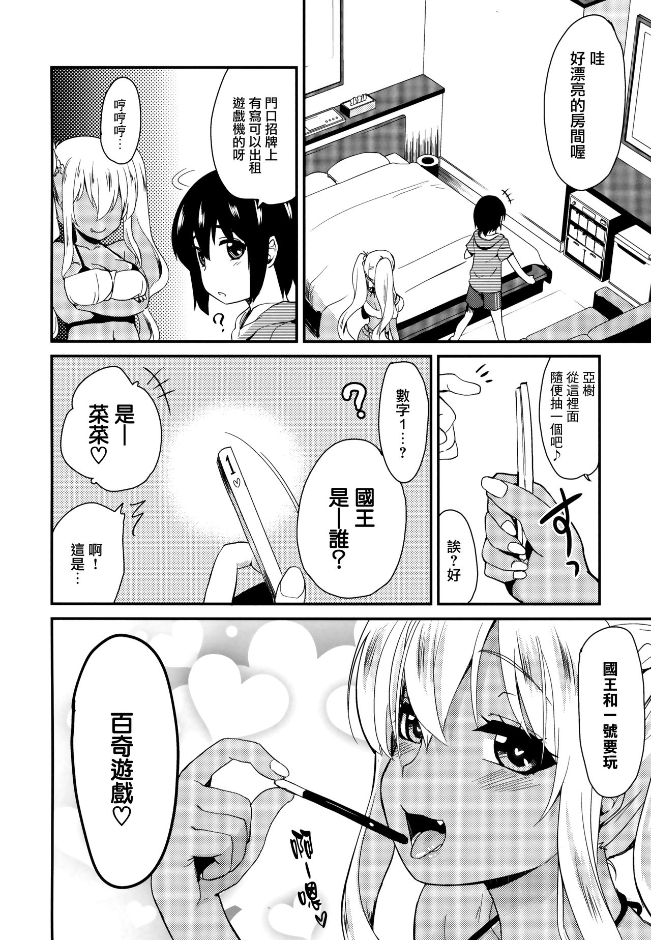 Kasshoku JK Onee-san to Futari de Ou-sama Game page 6 full