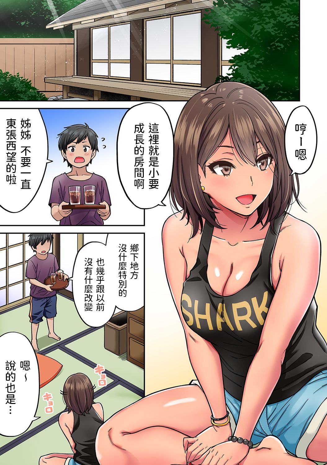 Akogare no Nee-chan ga Gal ni Natte Kaette Kita Natsuyasumi Ch. 2 page 2 full