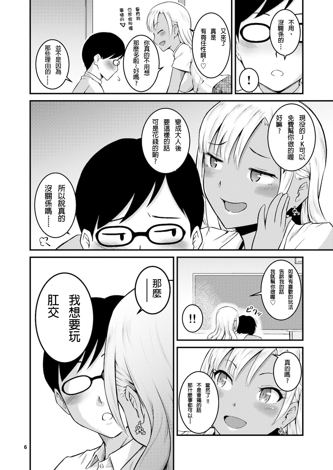 Kuro Gal-chan to Oshiri de Asobu Hon page 6 full
