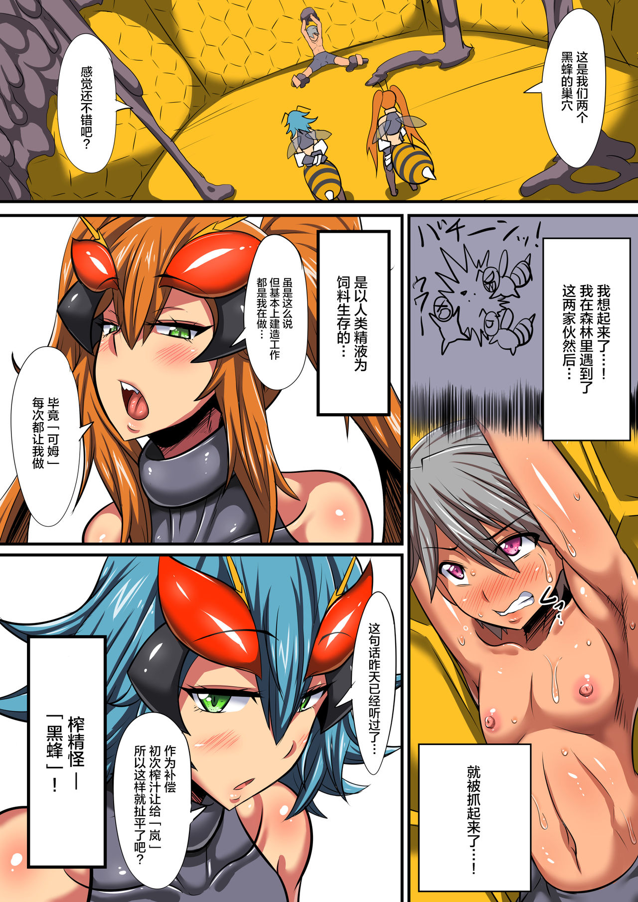 Black Bee no Hanshoku | 黑蜂的繁殖 page 3 full