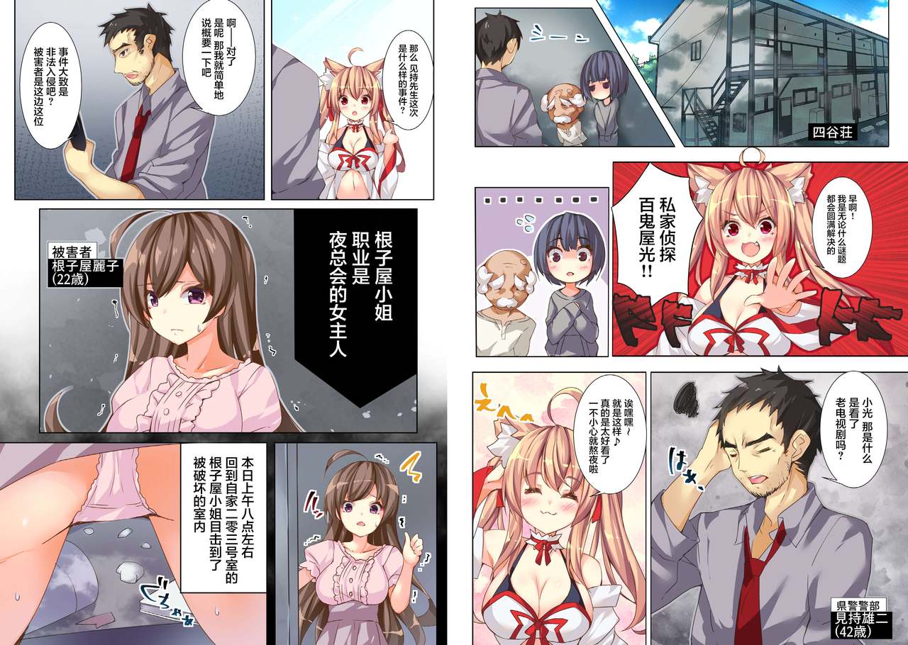 Hyakkiya Tantei Jimusho ~Eromuchi Youkai Tantei "Hikari" no Jikenbo~ page 4 full