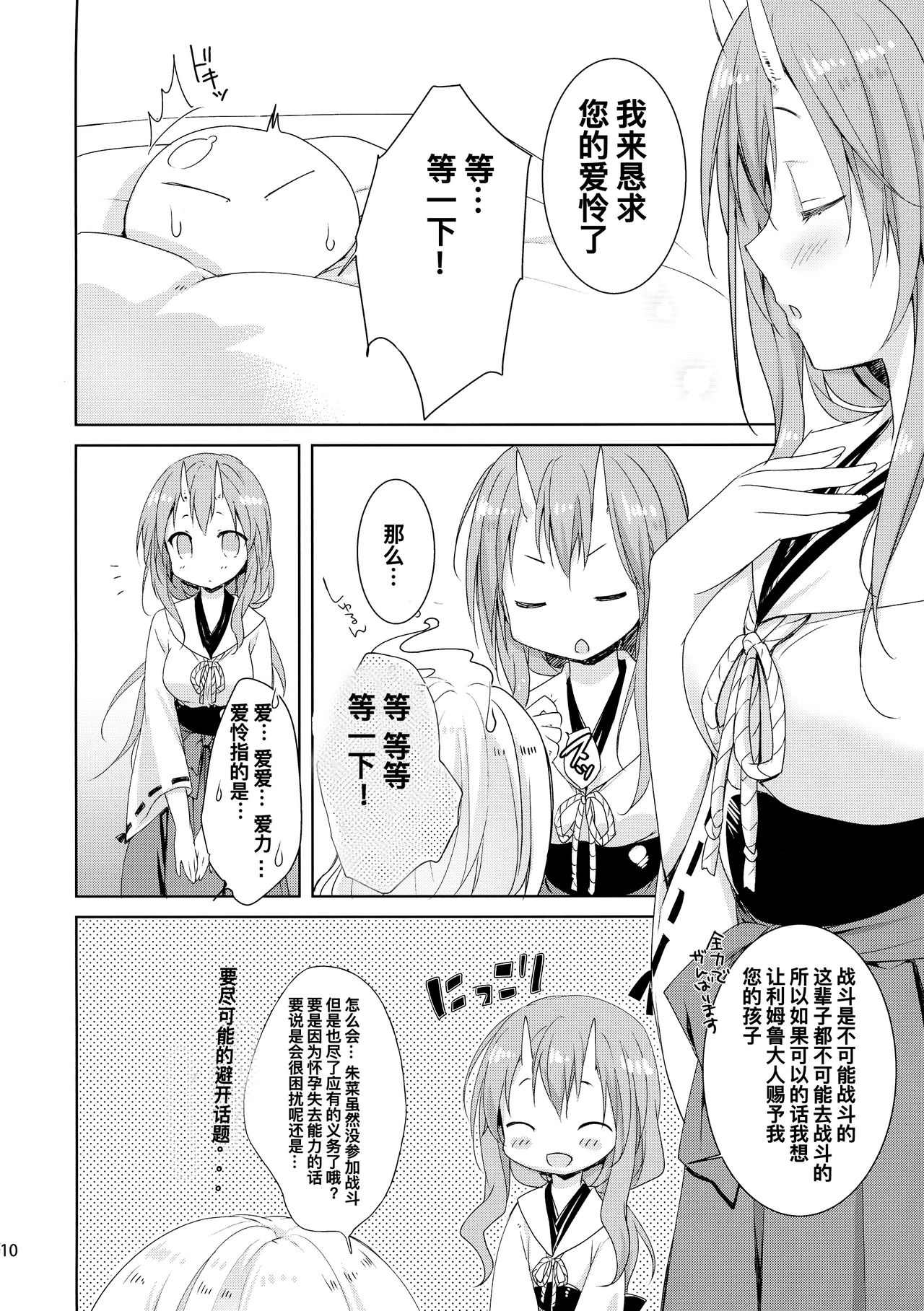 Shiyuna wa Rimuru-sama no Kodomo ga Hoshii no desu! page 10 full