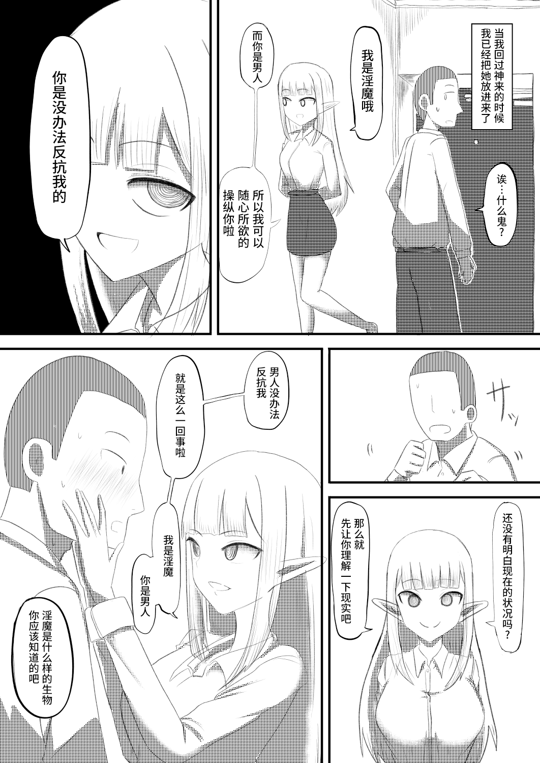 Ore ga Succubus ni Natte Mesu Ochi suru Hanashi page 4 full