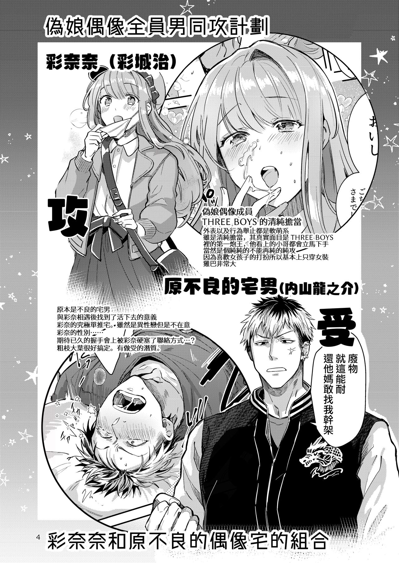 Otokonoko Idol Zenin Baritachi Keikaku vol 2 - Ayanan to Motoyan DolOta no Baai page 4 full