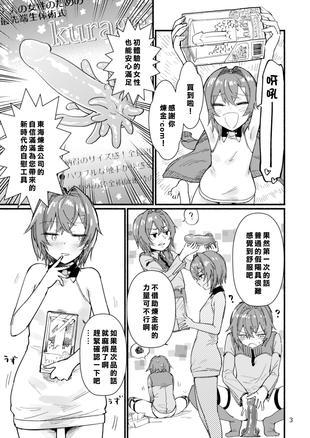 Bishoujo Renkinjutsu-shi ni Yoru Seitai Dirudoreby | 美少女炼金术师和活体假鸡巴评价 page 4 full