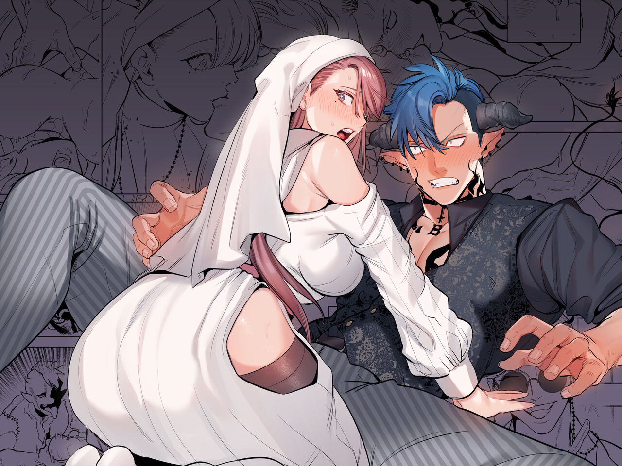 触れたらセックス!?ダマサレ先生と悪魔学～ツンギレ悪魔は抗えない～ | 碰到就要开干!?被骗的老师和恶魔学生～傲娇恶魔无法抵抗～ page 2 full