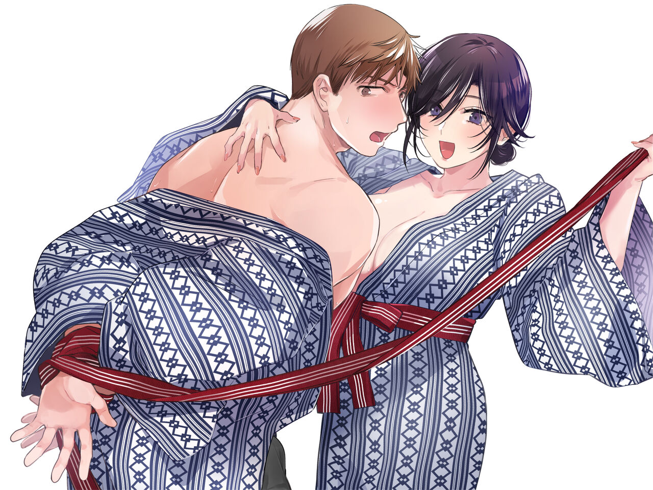 Suki Araba Kareshi no Seiheki o Yugametai! ~Gaman Genkai!! Icha Love Onsen Ryokou~ | 一有机会就想扭曲男朋友的性癖! ~无法忍耐!!甜甜蜜蜜的温泉旅行~ page 2 full