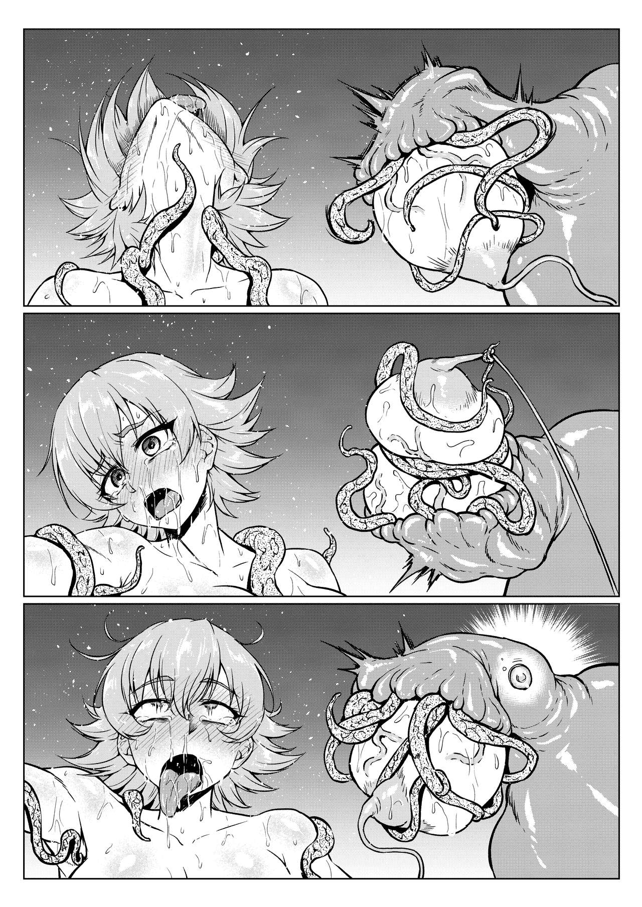 Hosoi Shokushu to Sakura chan  | 超细触手和小樱 page 4 full