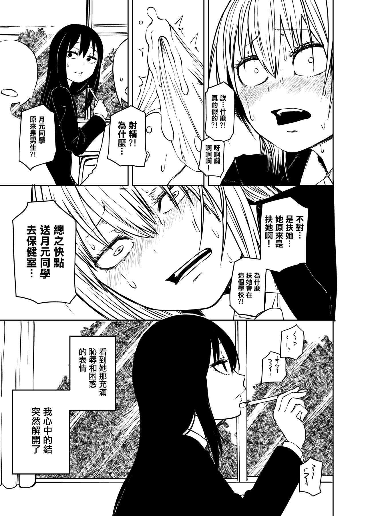 Futoukou ni Natta Futanari Doukyuusei "Choukyou ~ Koukai Zecchou" page 6 full