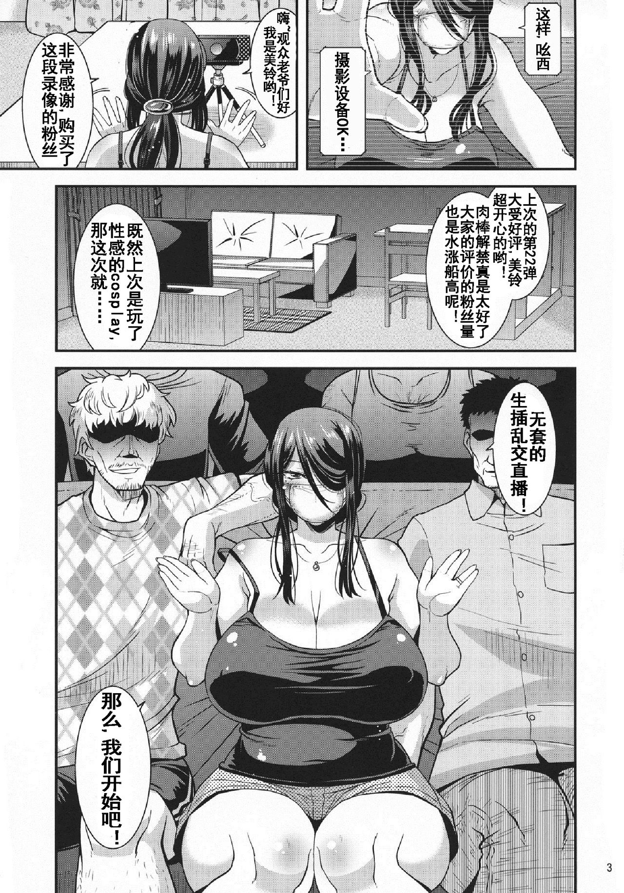 Ero Douga Haishin ga Shumi no Oku-san no Namahame Rankou Koukai Maso Benki page 3 full