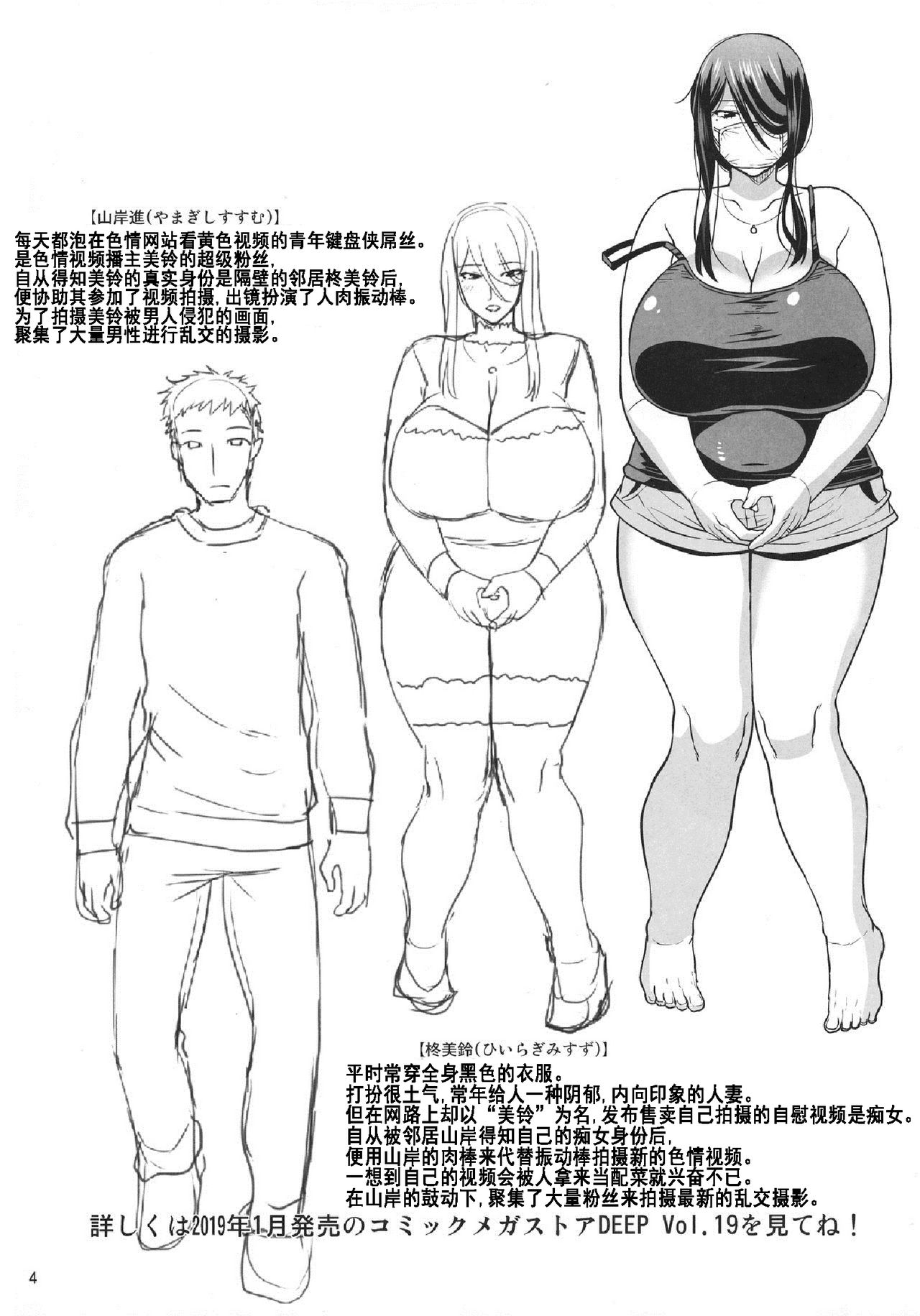 Ero Douga Haishin ga Shumi no Oku-san no Namahame Rankou Koukai Maso Benki page 4 full