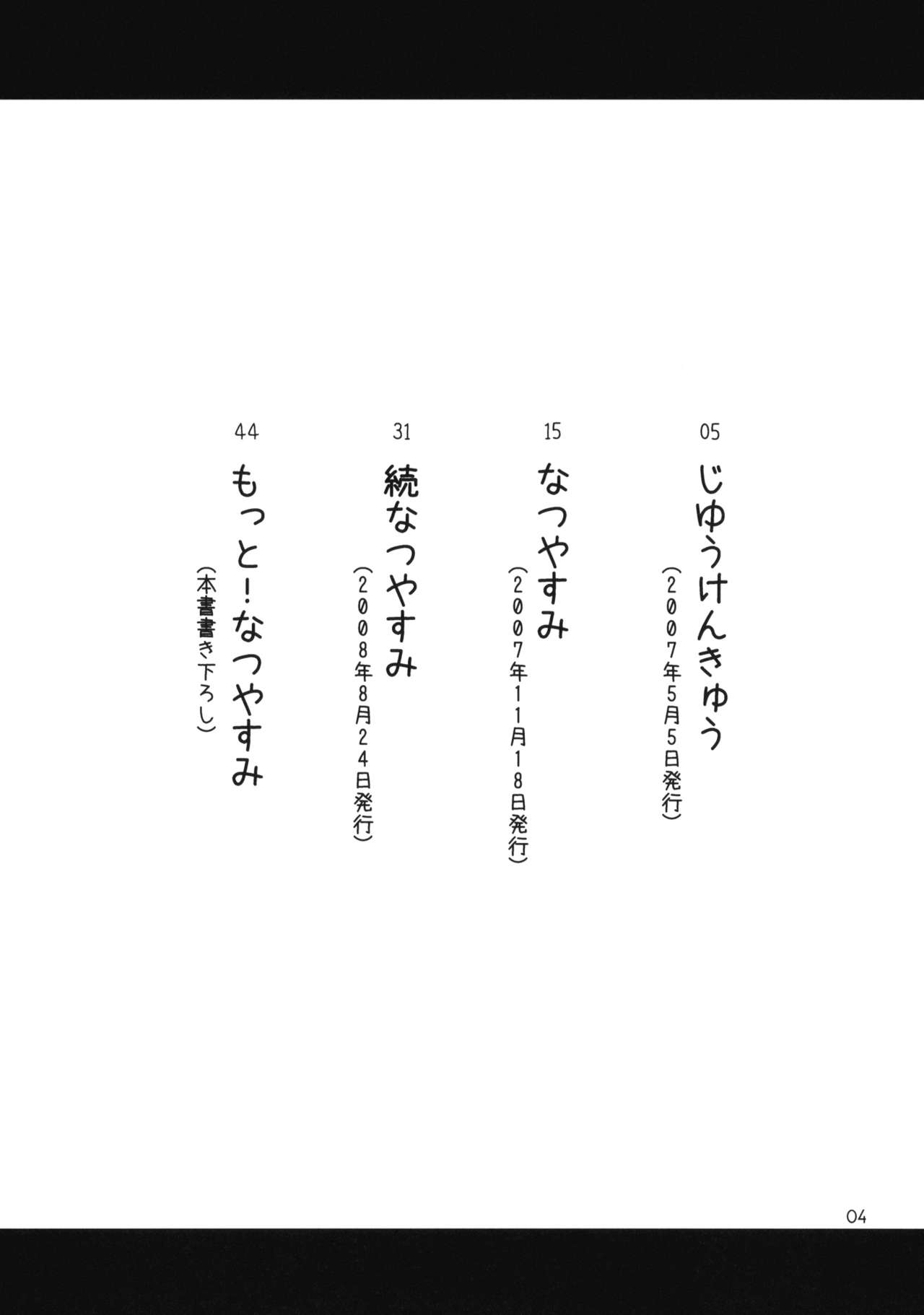 Motto! Natsuyasumi Series Soushuuhen page 4 full