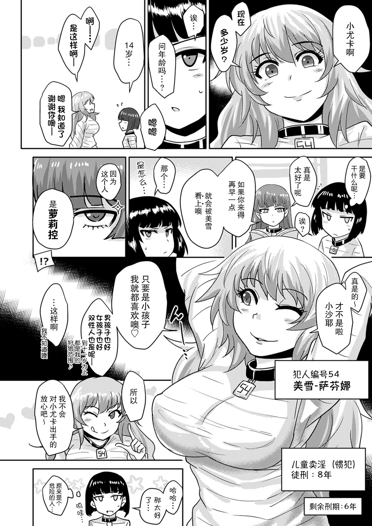 Futanari Prison 2 Dairoku Kangoku Houkoku Ni | 双性人监狱2 第六监狱报告・贰 page 9 full