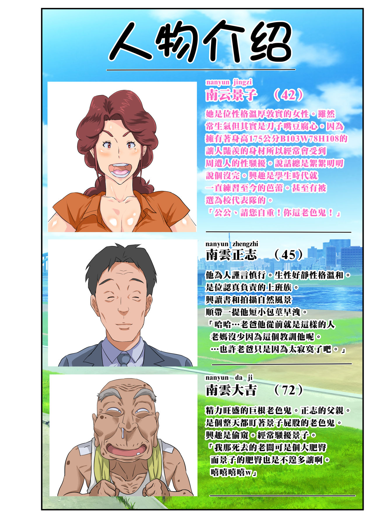 Kyojiri Tsuma Keiko to Zetsurin! Sukebe Jii page 7 full