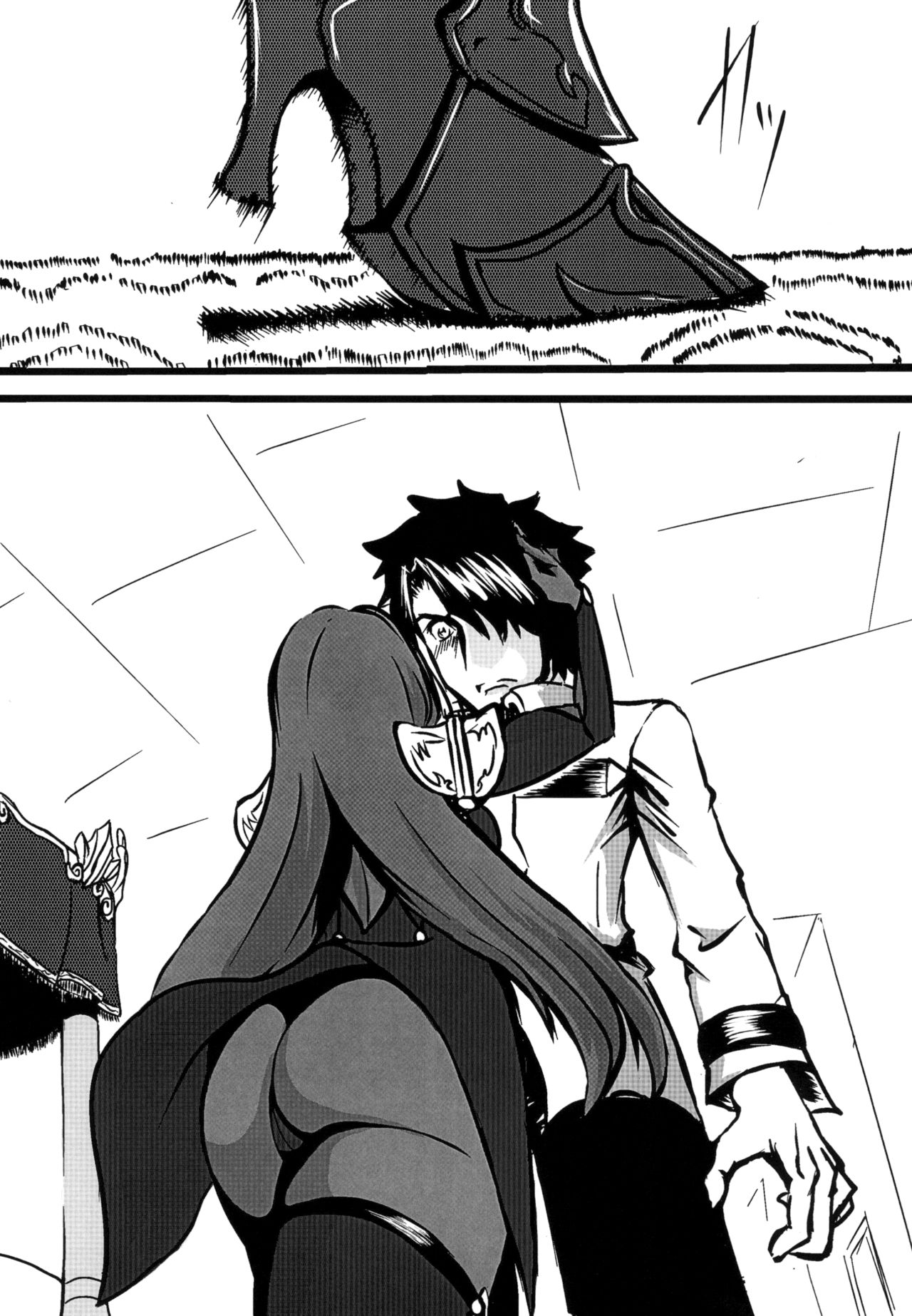 Scathach Shishou o Shisshin Kairaku Ochi Sasenai to Derarenai Heya page 3 full