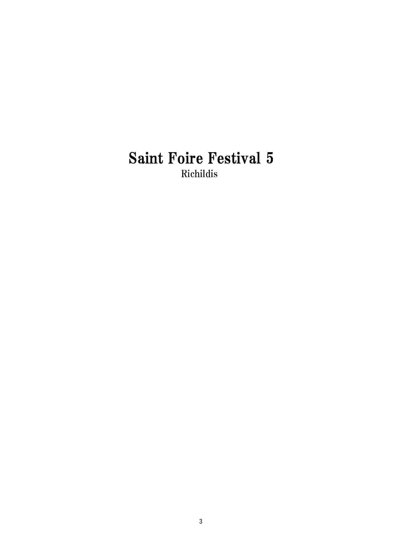 Saint Foire Festival 5 Richildis page 3 full