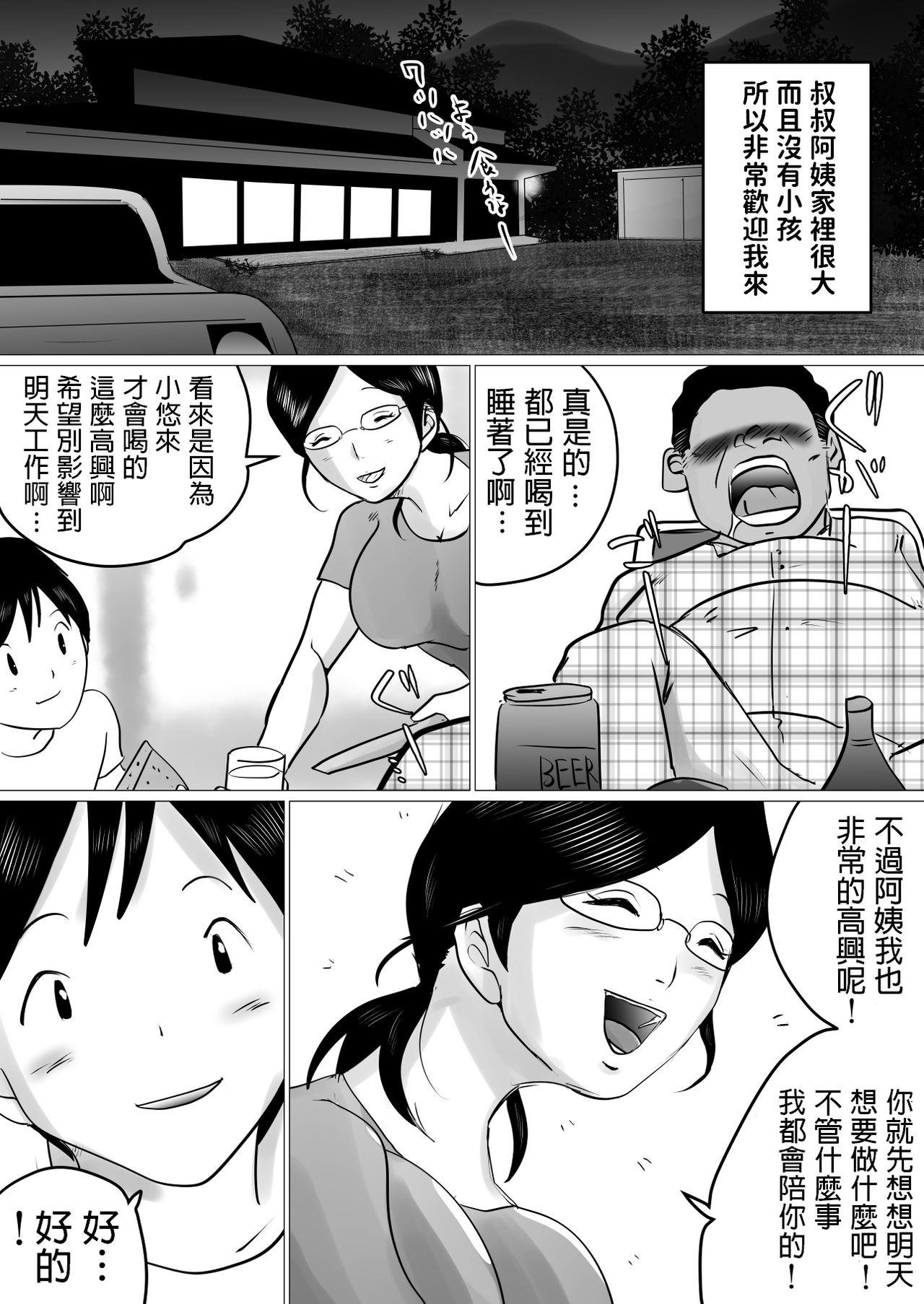 Natsuyasumi. Yasashii Oba wa, Mesu deshita. page 3 full