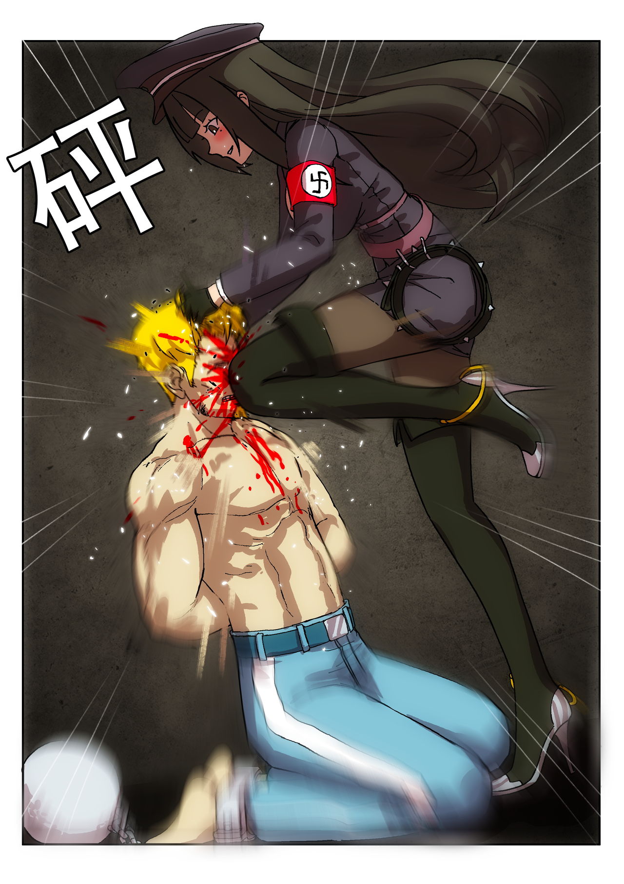 Empire executioner Alice-sama's thigh-high boots trampling crushing torturing session page 8 full