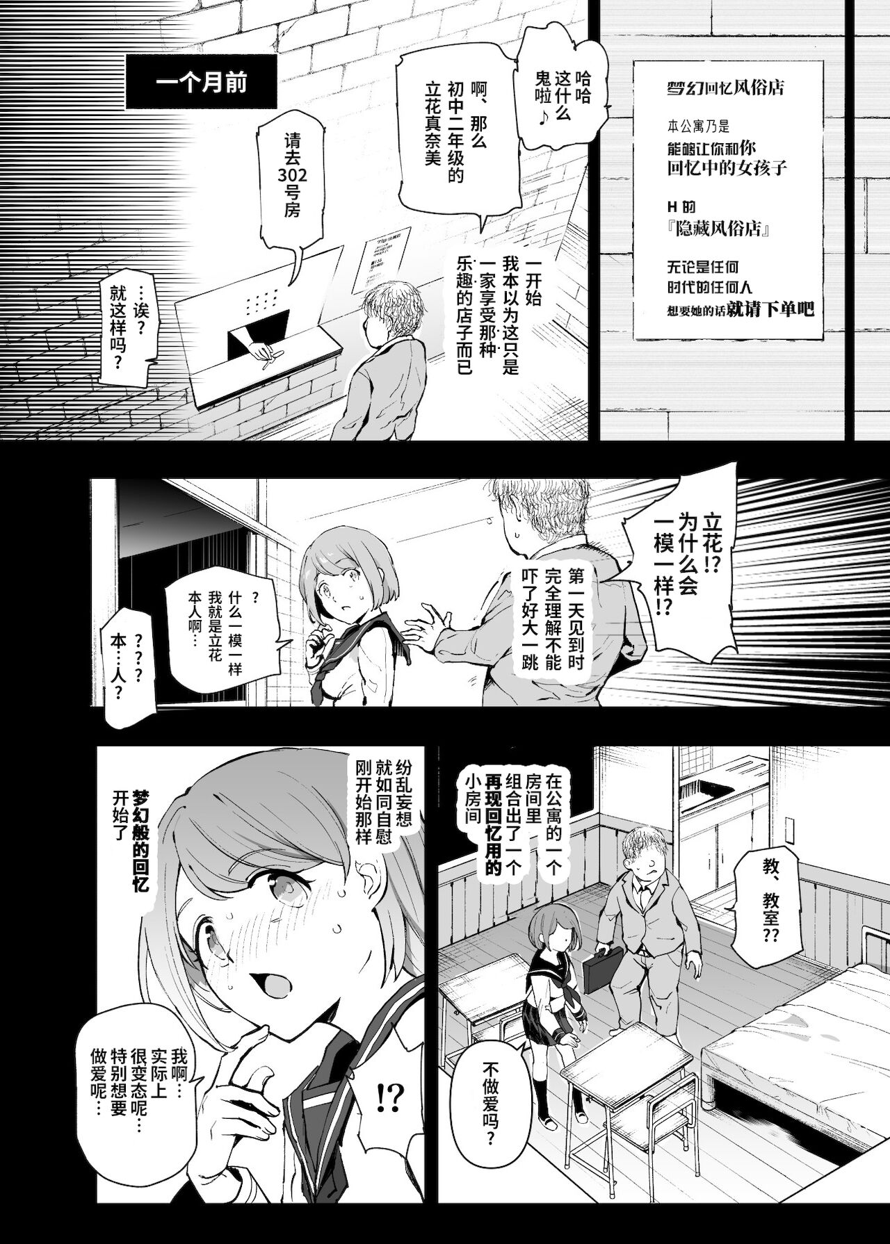 Uso Omoide Fuuzoku Mansion -Touji no Sugata no Anoko to Ecchi- page 8 full