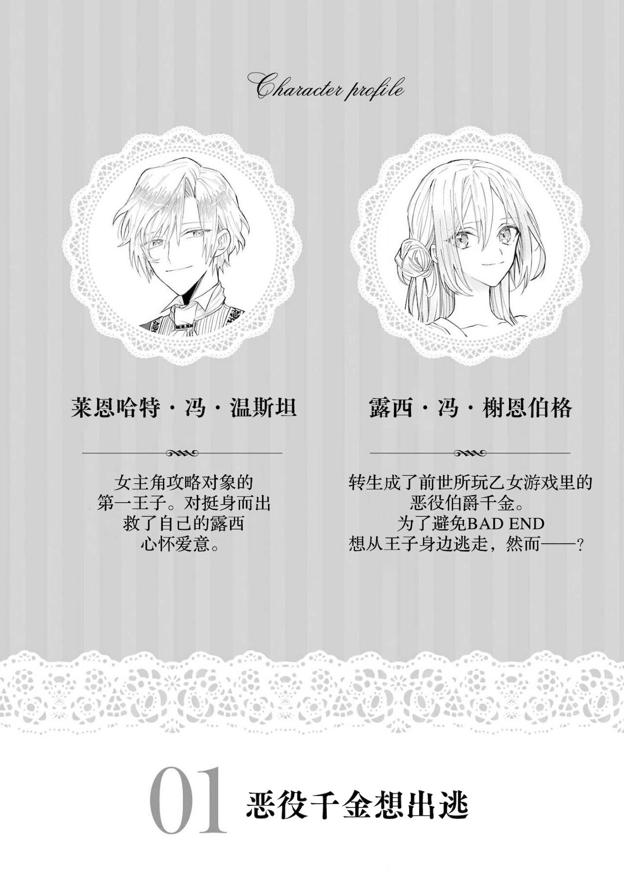 akuyaku reijō wa nigedashitai | 恶役千金想出逃 1-2 page 3 full