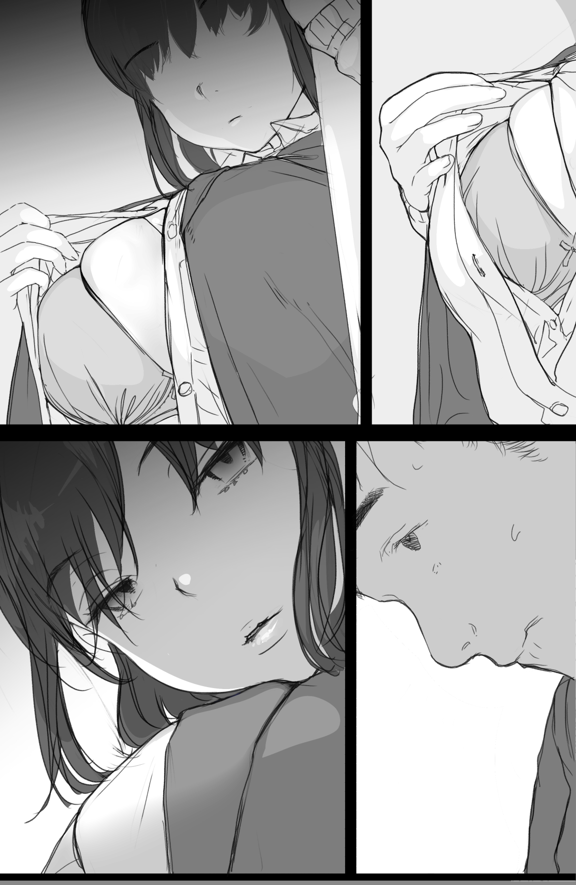 Tsuukin Densha de Oppai wo Mise ni Kuru Musume ga Ite Komattemasu page 10 full